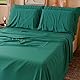 PETTI Artigiani Italiani - 4-teiliges Bettwäsche-Set für Doppelbett, weich und atmungsaktiv, Bettwäsche-Set mit Oberlaken, Spannbettlaken mit elastischen Ecken und 2 Kissenbezügen