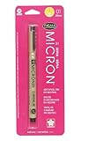 Sakura 50041 Pigma Micron Blister Card 01 Ink Pen, 0.25-mm, Sepia
