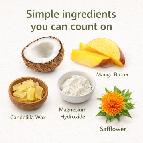 Image of Natural Deodorant Stick - 64 gm | Probiotics + Magnesium | Deodorant for Men & Women | Natural formula and Chemical free| Good for all skin types | Essential Oils Scented (Unscented)
