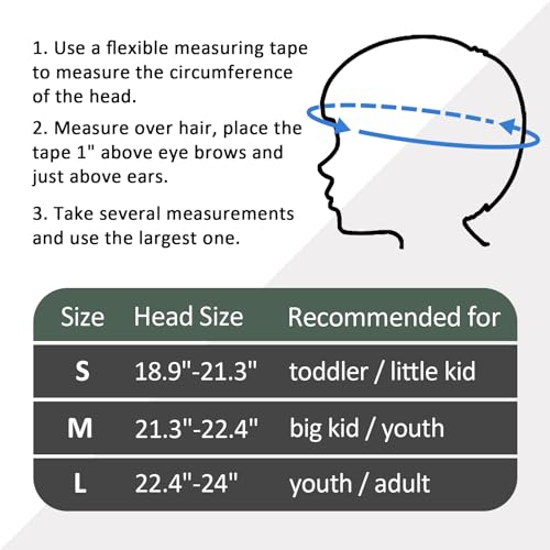 Image of Youth Skateboard Bike Helmet for Boy and Girl, Lightweight Adjustable, Multi-Sport for Bicycle Skate Scooter (Blackish Green, Medium)