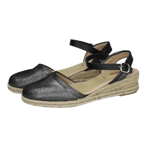 Espadrilles pour femme Kokis noires : finis les pieds douloureux en talon
