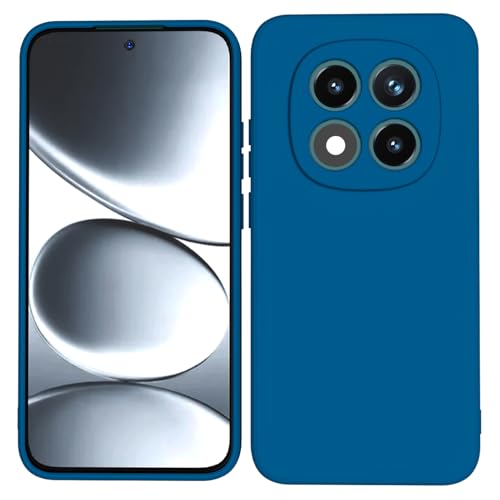 Image of Kapa Matte Protective Lens Flexible Back Cover for Redmi Note 15 Pro 5G | Slim Silicone with Soft Lining Shockproof Full Body Bumper Case (Blue)