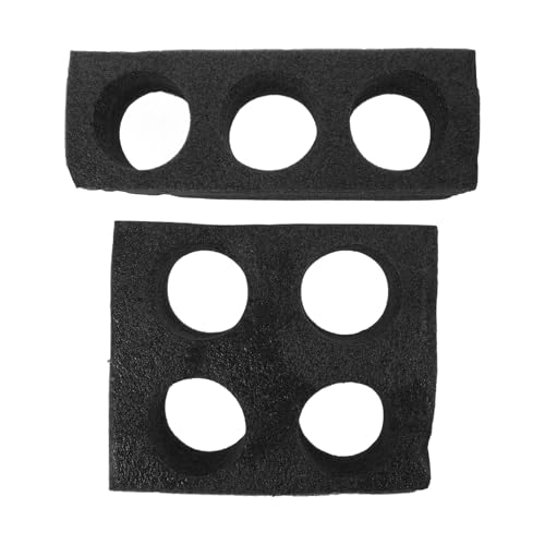 jojofuny Soporte para Bebidas de Espuma 3 y 4 Orificios, Portavasos para Bebidas para Llevar, Bandeja Resistente para Café, Té y Refrescos, Adecuado para Cafeterías y Picnic Reutilizable