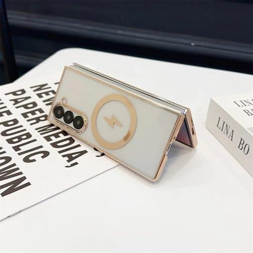 Coque Samsung Galaxy Z Fold4 pour éviter les rayures et fixer le téléphone aimanté