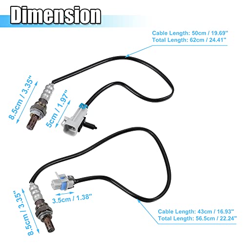 Sensor de Oxígeno 4 Piezas X AUTOHAUX para Carro miniatura 7