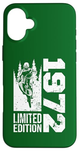 MTB Mountainbike Nacido en 1972 Cumpleaños BTT-Bicicleta Carcasa para iPhone 16 Plus