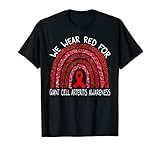 Lleva esta camiseta gigante de concienciación sobre la arteritis celular como un fuerte aliento, motivación para apoyar a toda tu familia, difundir la conciencia y seguir mostrando amor y apoyo. Peace Love Cure, Hope for warriors and Survivors.