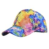 Colorful Tie-Dyed Print Baseball Cap for Men Women Classic Fashion Adjustable Trucker Hat Summer Outdoor Sports Running Golf Sun Hat,Color#6