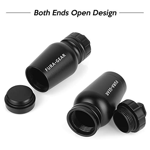 Ajcoflt Cilindro de cápsula de sobrevivência de recipiente de armazenamento selado de liga de alumín