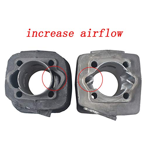 Kit de reconstrução de motor de bicicleta motorizada 80 cc cilindro pistão carburador filtro de ar p