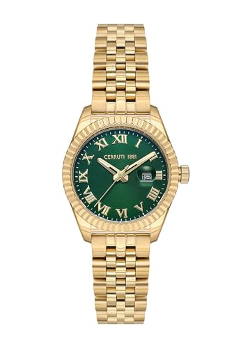 Cerruti Armbanduhr Date Baccio Green - Gold