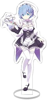 Re:ゼロから始める異世界生活 アニメキャラクター用アクリルスタンド 台座付き クリアディスプレイ 卓上飾り コレクション インテリア デコ用品 0407144226-12