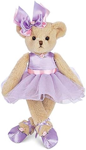 Bearington Tootsie Tutu Plush Stuffed Animal Ballerina Teddy Bear 15"