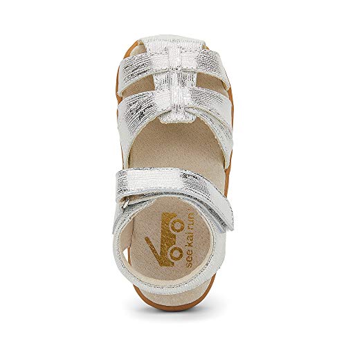 See Kai Run - Kaisa Sandal For Little Kids, Silver, Toddler 7 #TOP3