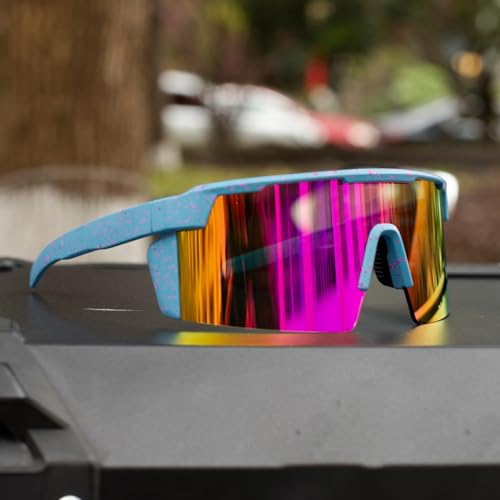 Image of WISTON XL Z87 Sunglasses for Big Wide Heads Men Women,TR90 Ultralight UV400 Protection Sun Glasses Z8224