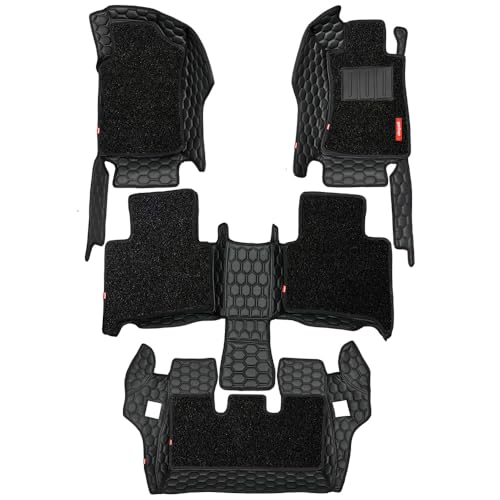 Image of Elegant Honda Elevate Automatic Custom Fit 7D Car Floor /Foot /Mat (Star Black)