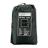 DD Hammocks タープ 4X4 正方形 (Olive green) [並行輸入品]