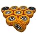 10PCS Toy Car Wheel RC Car Rubber Tire Wheel with 5PCS Shaft Round Rod Axles for RC Car Truck Robot DIY Model Toy Wheel Parts (2x40mm Orange)