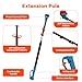 Pole Electric Pruning Shears with Portable Bag.Pole 1.6Inch Electric Pruner for Tree Trimming &40mm/1.6″ Cutting Diameter SK5 High Carbon Steel Blade with all the tools needed for replacement