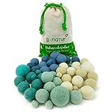 SICHER | Wir testen unsere Filzperlen pastellfarben regelmäßig beim TÜV Rheinland auf viele bekannte Schadstoffe wie Phtalate, Azofarbstoffe, Formaldehyd | 100% Merinowolle, kein Plastik, kein synthetischer Geruch. Handmade in sozialen Einrichtungen in Nepal und Deutschland