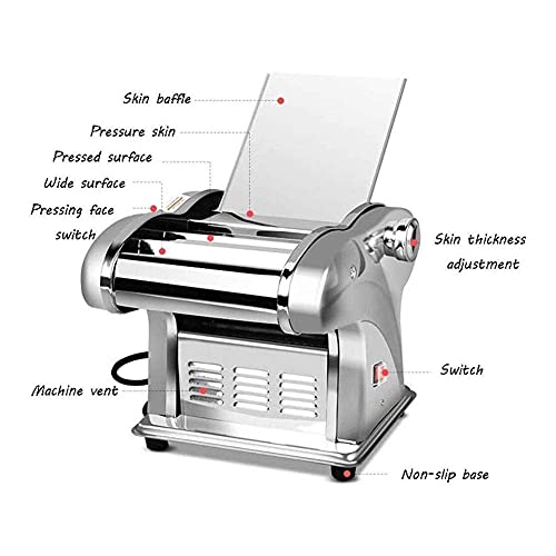 Nudelmaschine, Nudelmaschine Nudelmaschine Maschinen, Spaghetti-Roller, elektrische Multifunktions-Wonton-Wrapper aus… – Bild 3