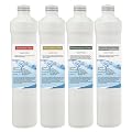 Quick Change Replacement Water Filter Set Compatible with Watts Premier RO Pure Plus VOC 4 Stage Reverse Osmosis System, Include the Sediment Filter, Pre-Carbon Filter, RO membrane and VOC - 4 Pack
