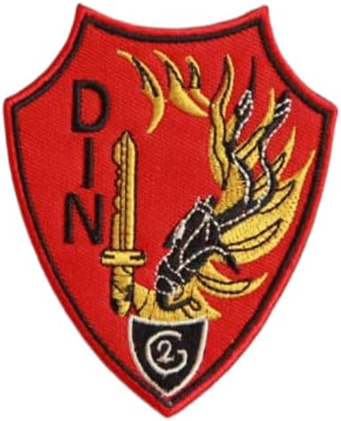 French Foreign Legion Embroidery Patch Military Tactical Morale DIY Emblem Tool Gear Applique with Hook Embroidered Patch (4pc)