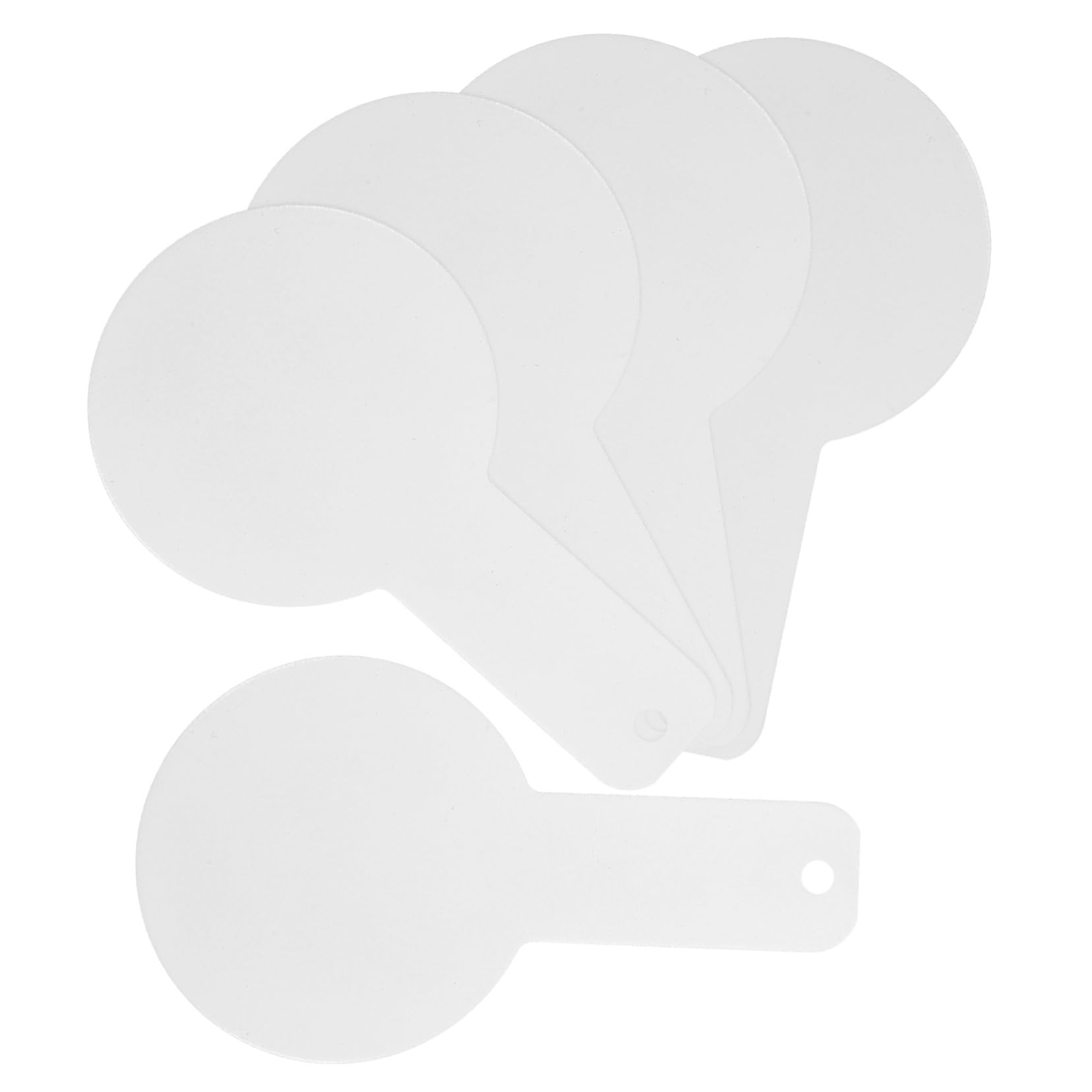 ibasenice 4sets Shooting Targets for Game Iron Targets Lightweight Portable for Archery 5pcs*4