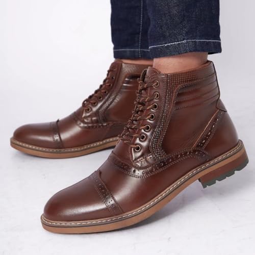 Image of Arkbird Men's Chukka Boots Genuine Leather Ankle Boot for Men Classic Casual Oxford Style Footwear