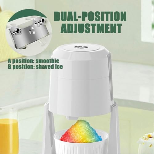Machine de rasage de glace dotée d'une lame réglable précise pour adapter la texture - 6