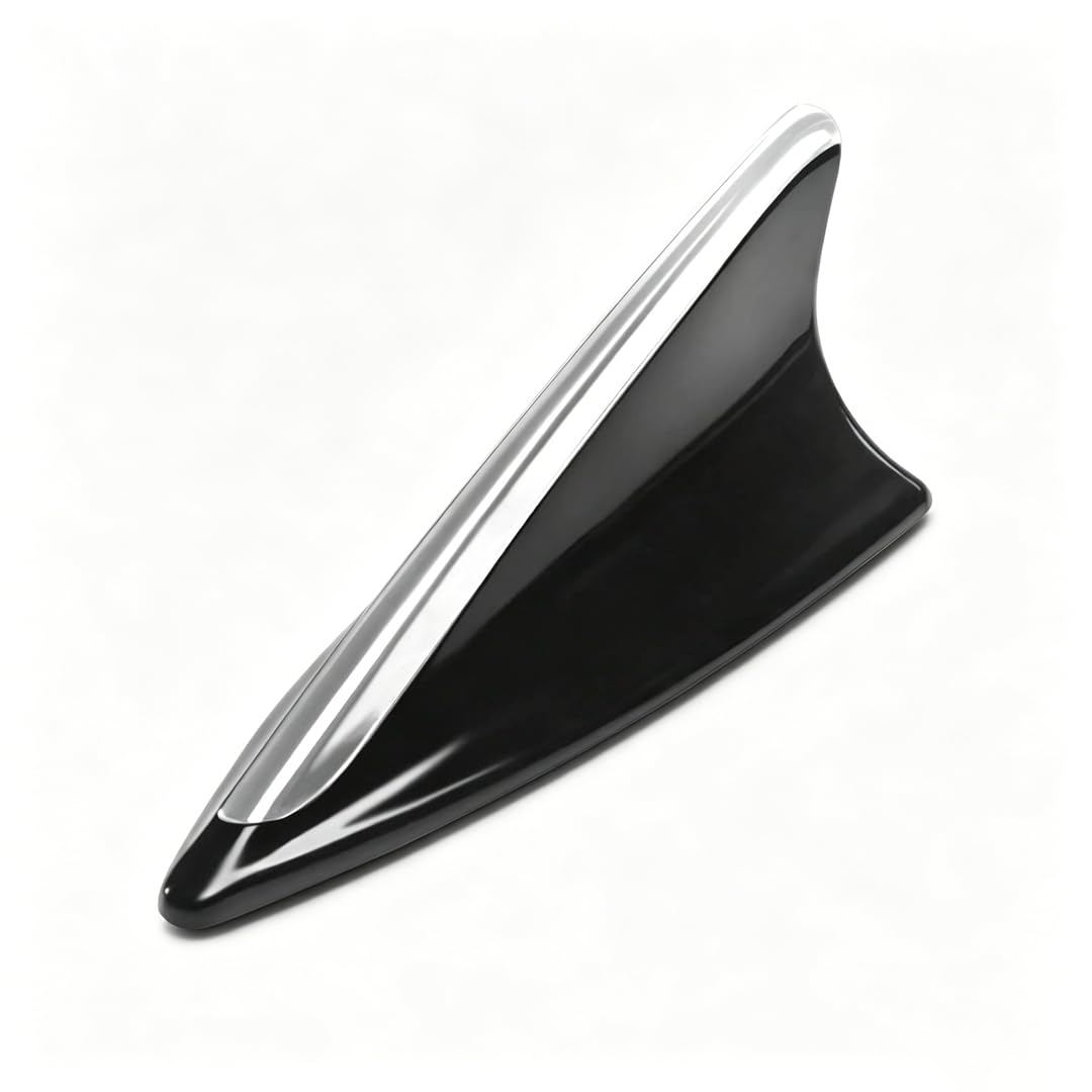 ZJXQM Car Shark Fin Antenna for Bmw Z4 Z4M E85 E86 E89 G29 E52 20i 30i M40i, Waterproof Radio Signal Antennas Cover Auto Aerials Radio Replacement,BLACK