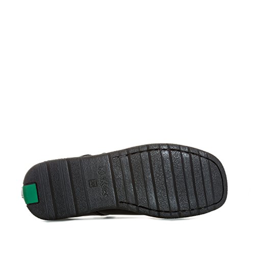 Kickers Women's Fragma T-Buckle Black Leather School Shoes | Smart Everyday School Look | Everyday Comfort Fit, Cushioned for All-Day Wear4