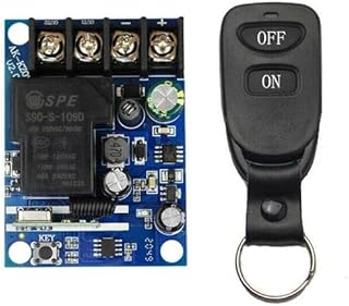 DC12V 24V 48V 1CH RF Wireless Remote Control Switch System Transmitter Receiver Learning Code 30A Relay delay time Pump - (Color: with 1 Remote, Size: 433mhz)