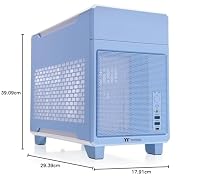 Thermaltake TR100 | Mini Tower | Super Compact | Hydrangea Blue – Ansicht 7