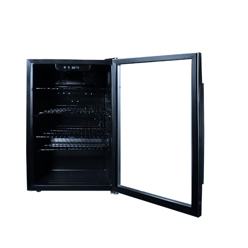 Cervejeira Expositor Vertical HQ Vidro Duplo 125 Litros Preta e Inox HQ-125CEVPV (220, Volts) - Imagem 3