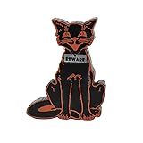 Primitives by Kathy Beware Black Cat Halloween Home Décor Chunky Sitter