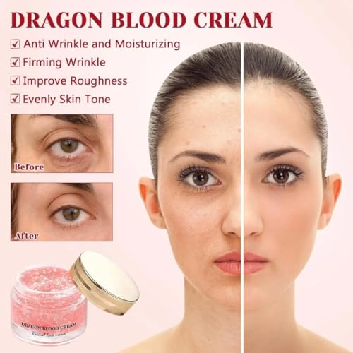 Image of Dragon Blood Cream For Face | Dragon Blood Easy Cream | Retinol Placenta Dragon Blood Cream | Anti,Firming Wrinkle Blood Cream Pack Of 2 50gm Each (2)