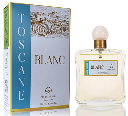 Toscane Blanc - Compatibile con Bianco Latte di Giardini di Tosc. Acqua di Colonia Intense 100 ml, Profumo ai Feromoni per Donna, Profumi Equivalenti