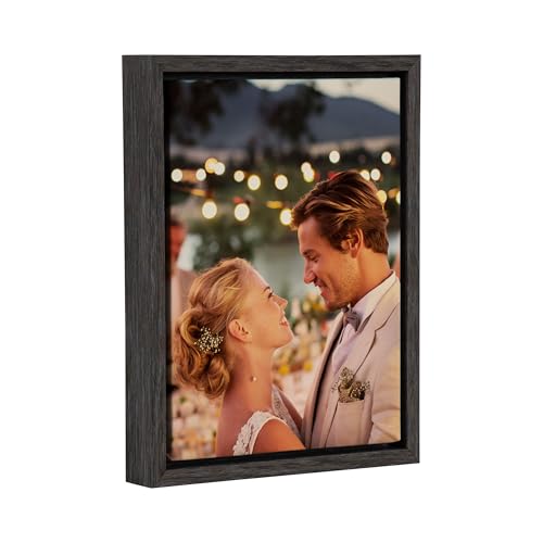 Kate and Laurel Custom Printed Framed Canvas Wall Art; 10x13