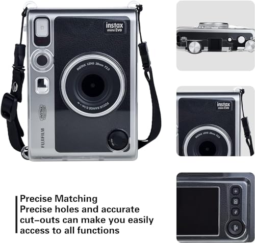 Funda Transparente Rígida para Cámara Fujifilm Instax Mini EVO miniatura 5