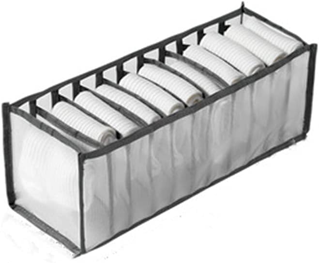 Underwear Storage Box with Compartments Socks Underpants Organizer Drawers Divider Cabinet Drawer