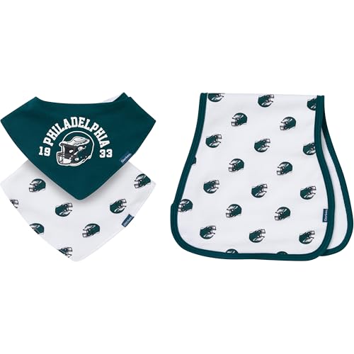 Image of Gerber Baby Nfl Team Bandana Bibs and Burp Cloth Set