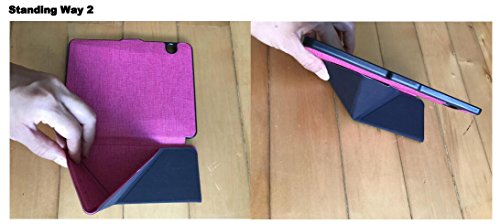 Yivvin origami in pelle PU con funzione di