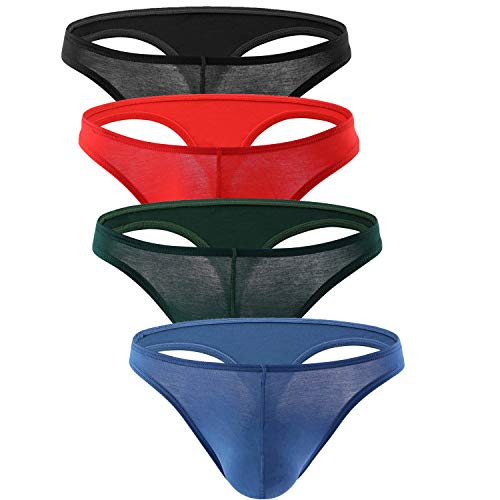 CSMARTE Homme Sexy String Ficelle T Retour Thong sous-vêtements,L,Multicolore-4 Mixte Cover