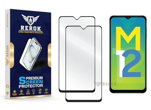 Image of Gorilla Tempered Glass Screen Protector Compatible with Samsung Galaxy M12 [Pack of 2] | Edge-to-Edge, Bubble-Free, Case Friendly, Easy Installation Kit
