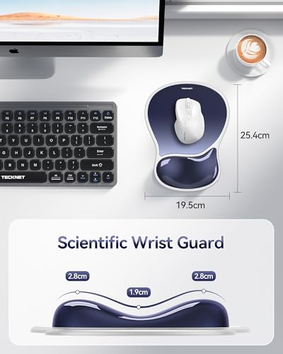 TECKNET Gel Mousepad with Wrist Rest