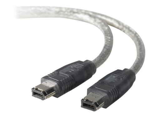 Belkin Firewire Cable, Clear