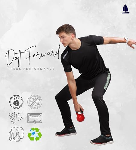 Image of Men's Regular Fit Quick-Dry Active T-Shirt for Gym & Sports - Stylish, Comfortable, and Perfect for Workouts & Everyday Wear