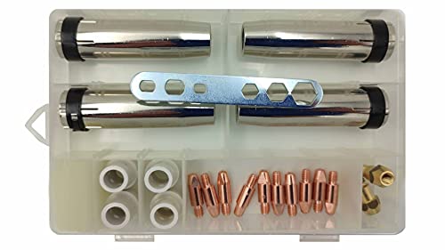 MB 36 MIG/MAG Verschleißteile Set 21 teilig 1,0 mm Ø - SH SB WP HP AK TBI Ergoplus Tops PLUS 36/360 mit MIG/MAG Schlüssel Cover
