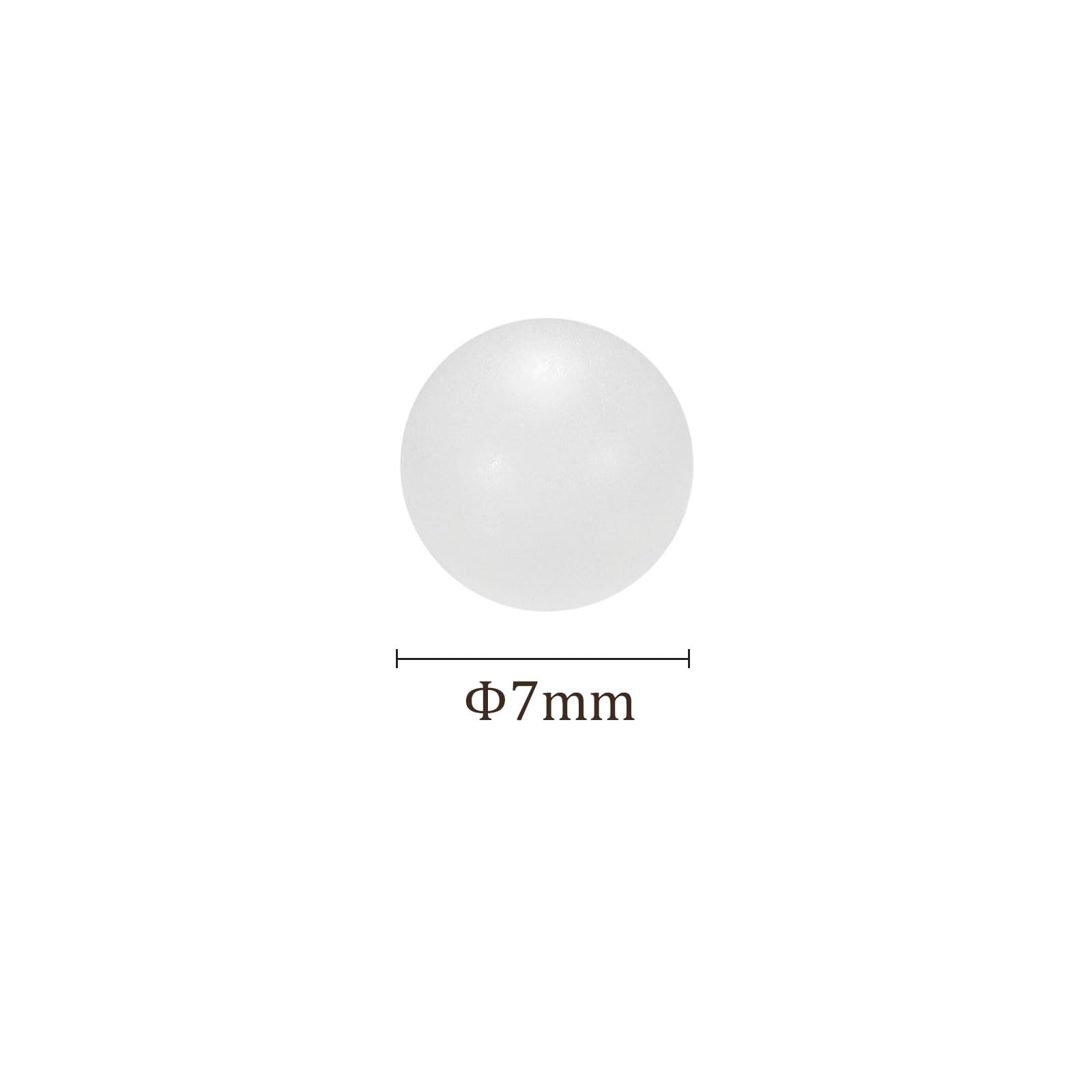 Cuscinetto a Sfera in Plastica 7mm PP per Rulli Trasportatori 100 Pezzi